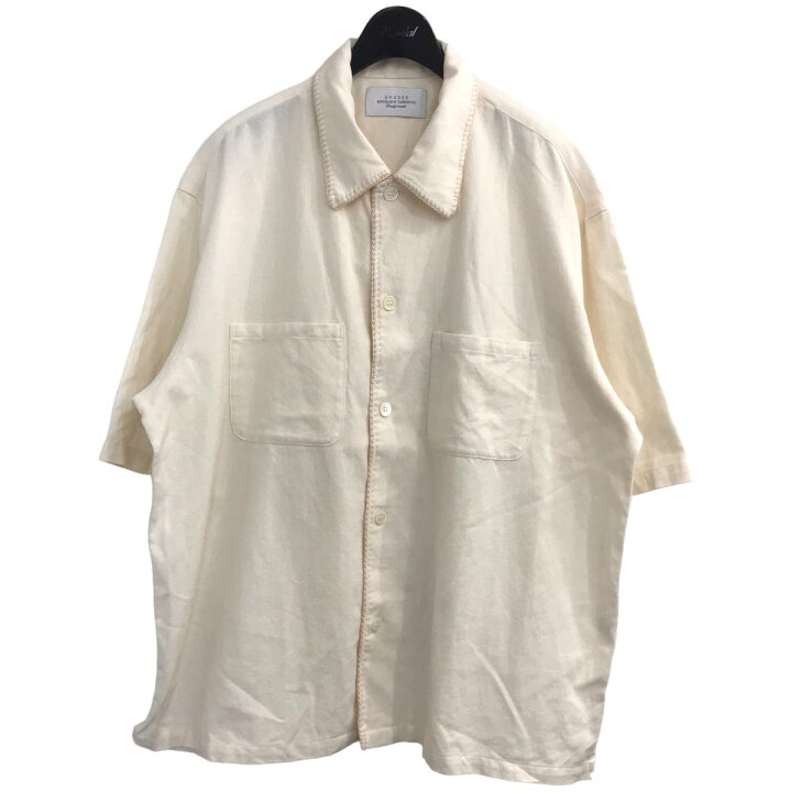 楽天市場】【中古】UNUSED 2023SS「Short-sleeve open collar shirt 