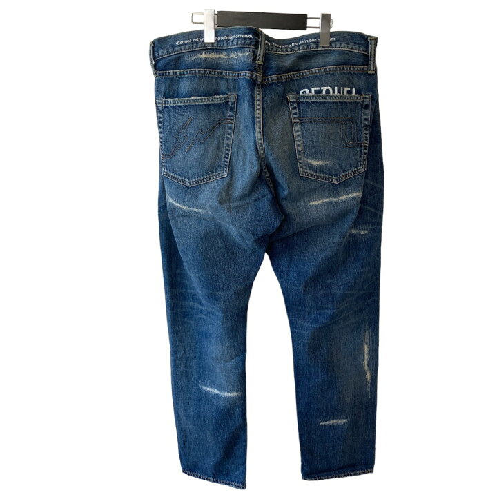 楽天市場】【中古】SEQUEL × fragment ダメージ加工デニムパンツ SQ 