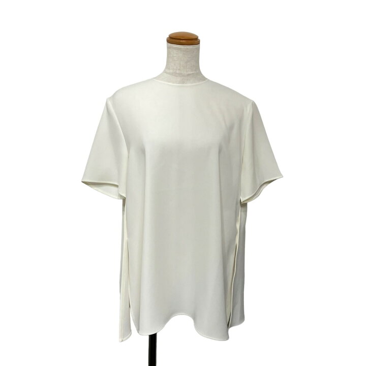 楽天市場】【中古】YOKO CHAN ハーフスリーブサイドスリットブラウス 