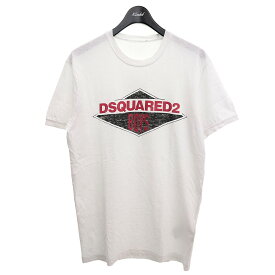 【中古】DSQUARED2　18AW　プリントTシャツ　Boys T-Shirt S74GD0441 ホワイト サイズ：XL 【290524】（ディースクエアード）
