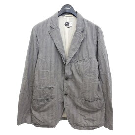 【中古】Engineered Garments　グレンチェック 段返り3Bテーラードジャケット グレー サイズ：M 【290524】（エンジニアードガーメンツ）