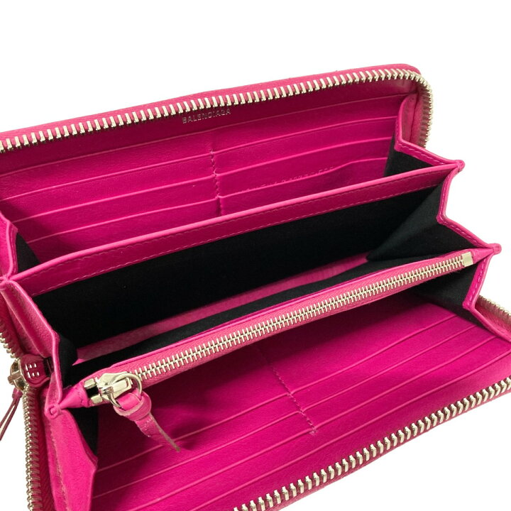 楽天市場】【中古】BALENCIAGAペーパーコンチネンタルジップアラウンド  