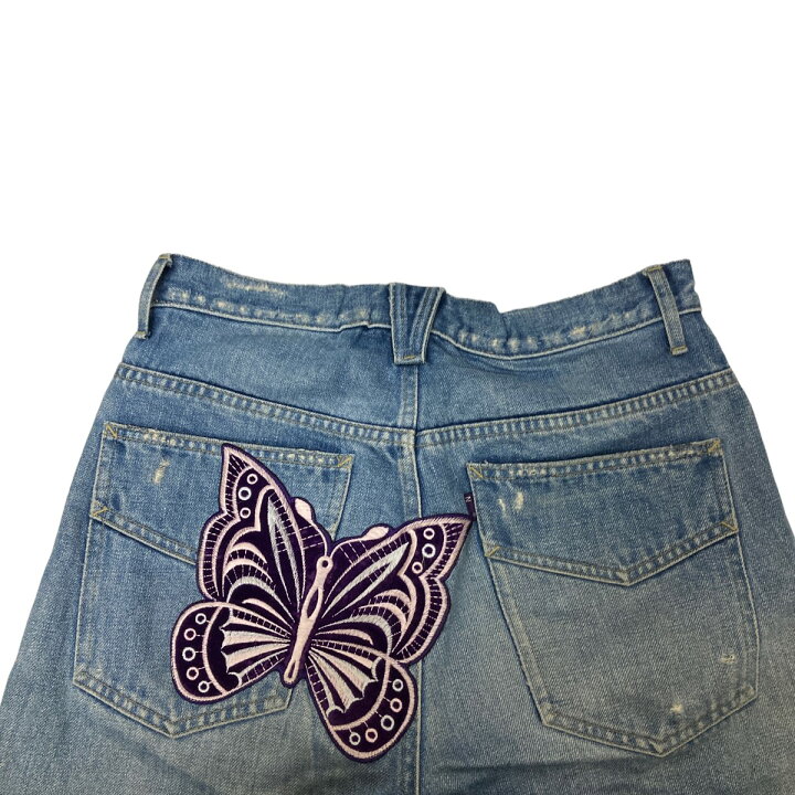 楽天市場】【中古】Needles ASSORTEDPATCHESSTRAIGHTJEAN-13oz C L 