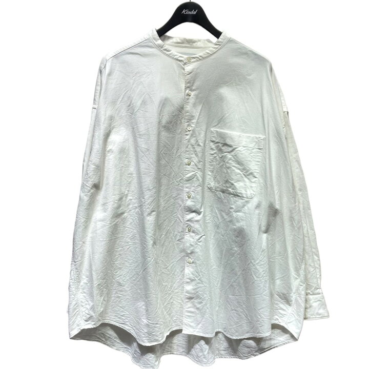 楽天市場】【中古】Graphpaper Oxford Oversized Band Collar Shirt 