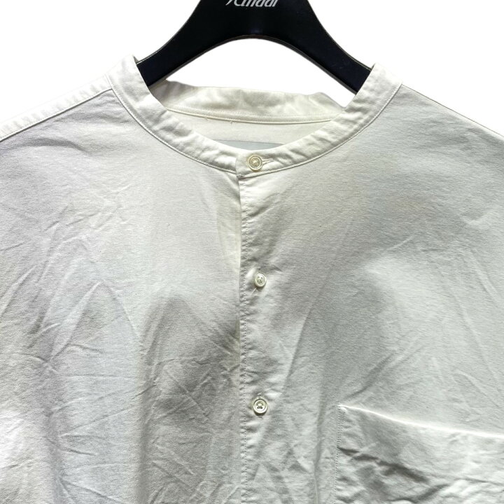 楽天市場】【中古】Graphpaper Oxford Oversized Band Collar Shirt 