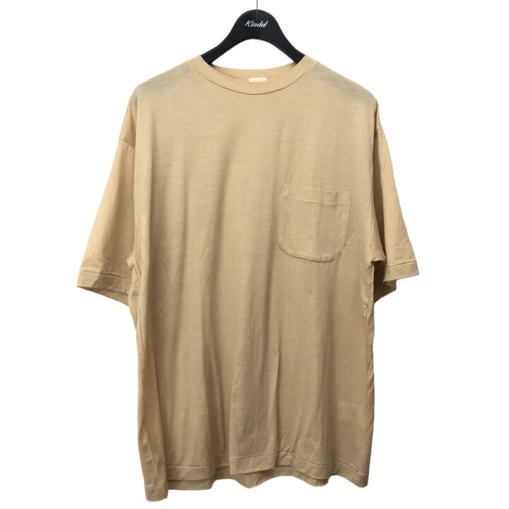楽天市場】【中古】COMOLI ウール天竺Tシャツ V01-05007 ベージュ 
