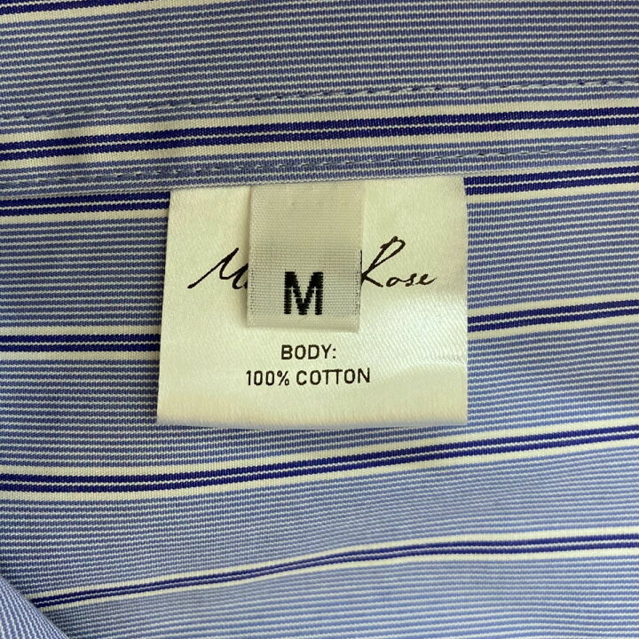 楽天市場】【中古】Martine rose ストライプ ストライプシャツ ブルー