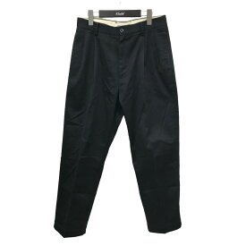 【中古】WACKO MARIA　PLEATED TROUSERS 1タックテーパードパンツ ダークネイビー サイズ：M 【300524】（ワコマリア）