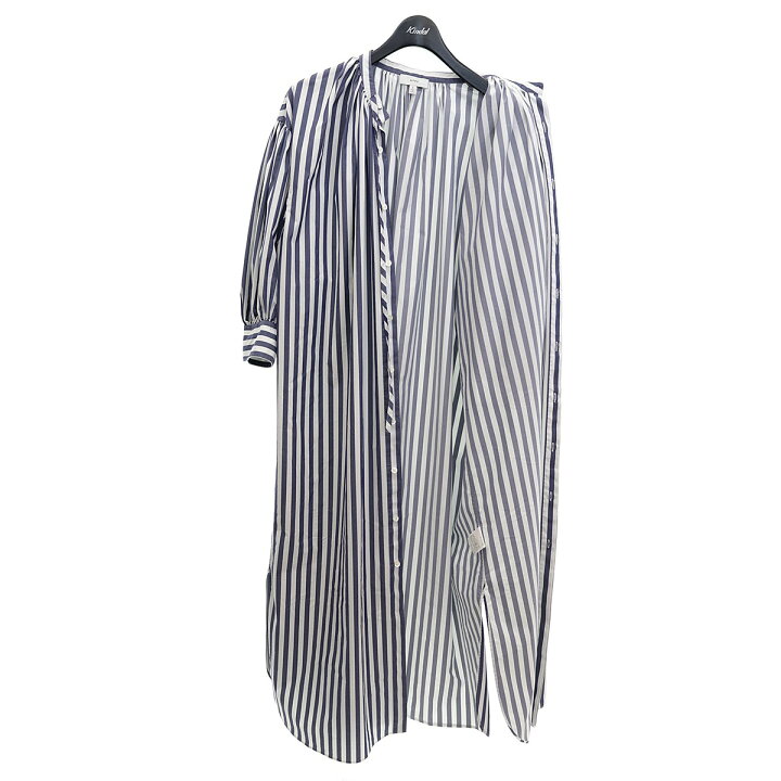 楽天市場】【中古】HYKE22SS T／C STRIPED GATHERED DRESS ストライプ  