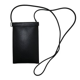 【中古】Maison Margiela　LEATHER NECK HOLDER ショルダーポーチ S55UI0207 ブラック 【310524】（メゾンマルジェラ）