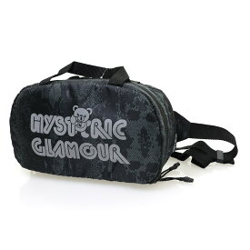 【中古】Hysteric Glamour　ウエストバッグ ブラックグレー 【310524】（ヒステリックグラマー）