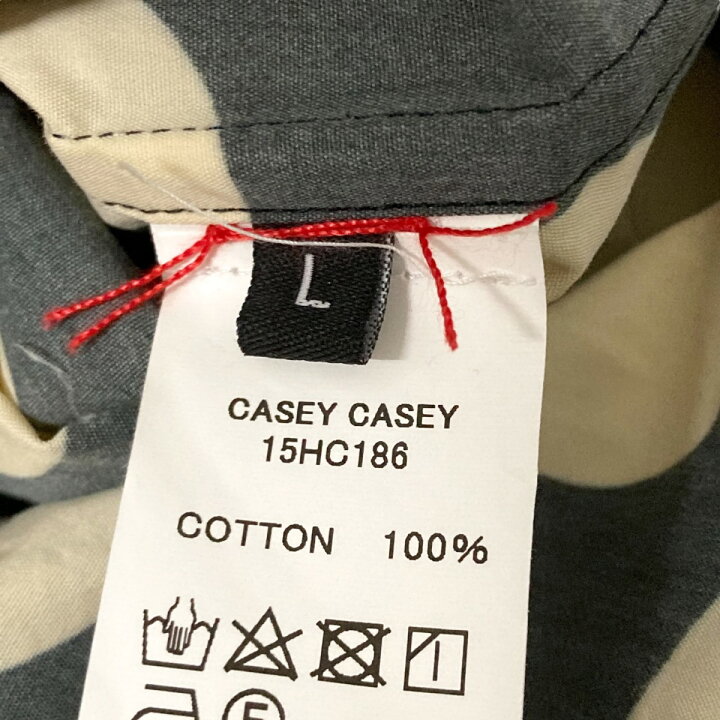 楽天市場】【中古】CASEY CASEY BIG RACCOURCIE SHIRT ドット柄 長袖 