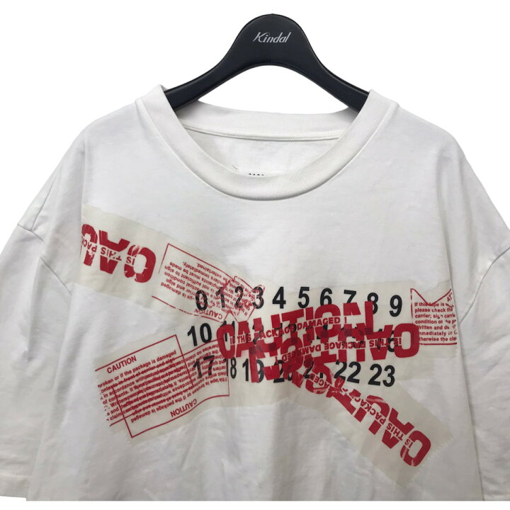 楽天市場】【中古】Maison Margiela10 19AW「Caution Logo Print T  