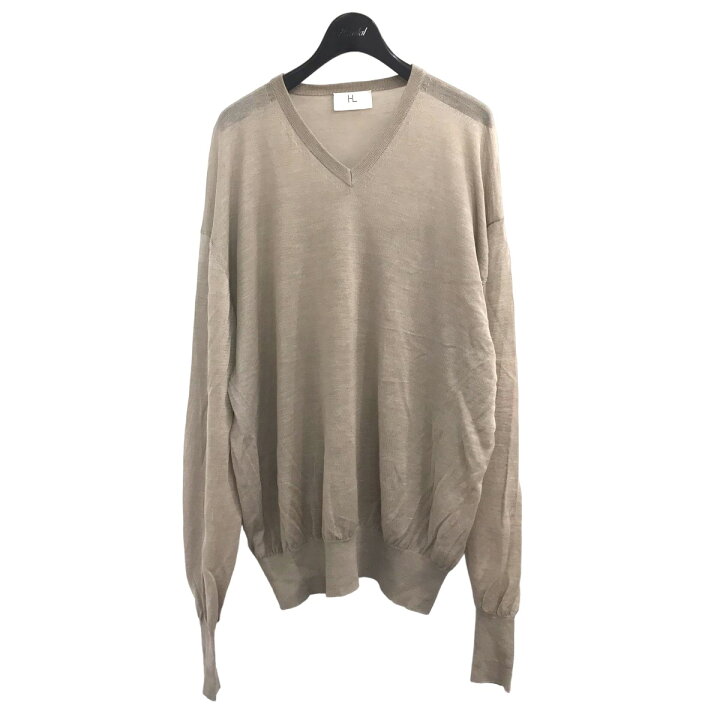 楽天市場】【中古】HERILL 22SS Ramie Highgauge V-neck ラミー 