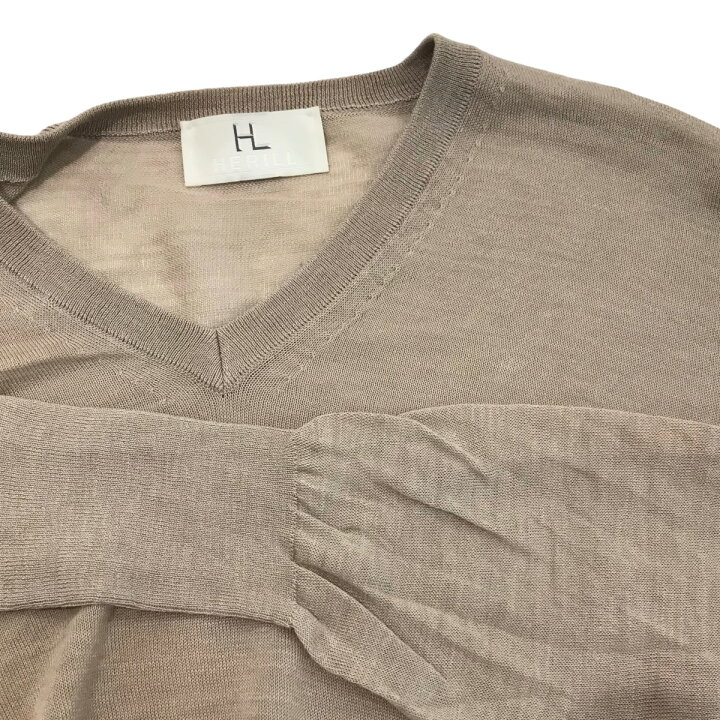 楽天市場】【中古】HERILL 22SS Ramie Highgauge V-neck ラミー 