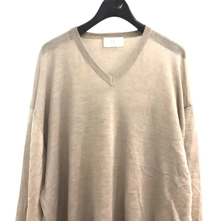 楽天市場】【中古】HERILL 22SS Ramie Highgauge V-neck ラミー 