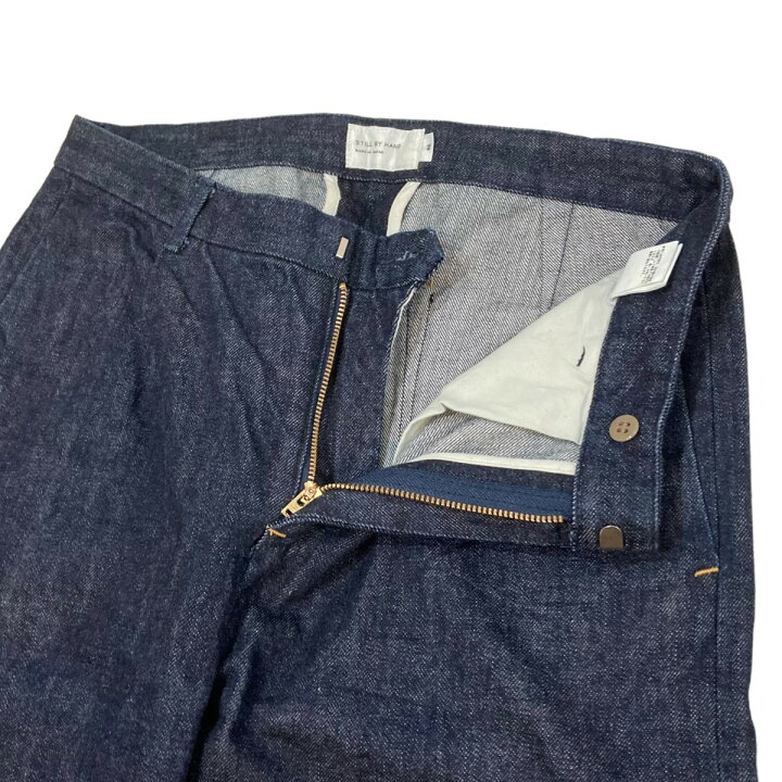 楽天市場】【中古】STILL BY HAND タックデニムパンツ DN0383 