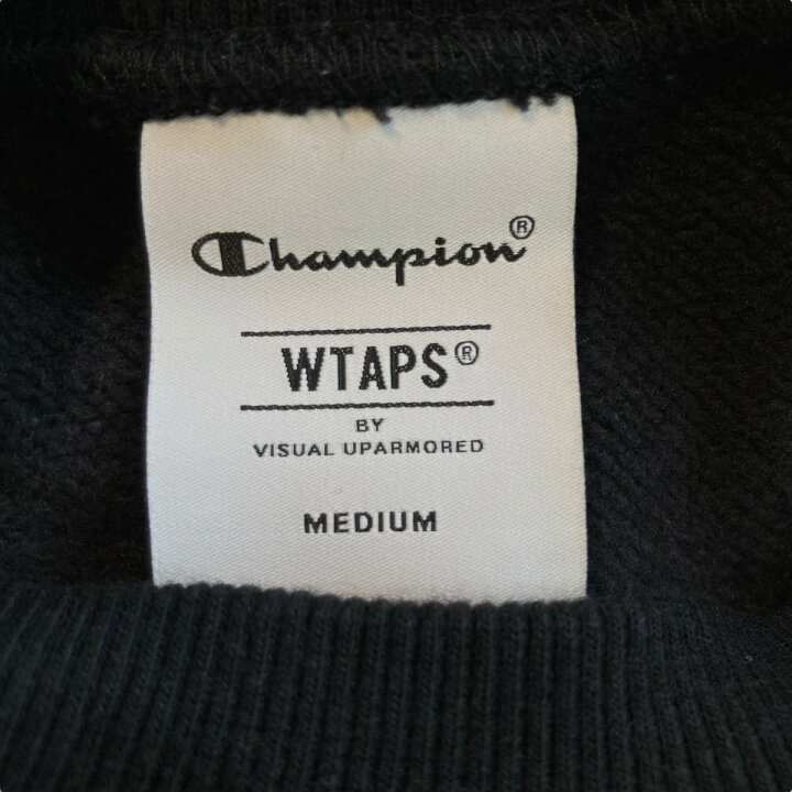 楽天市場】【中古】WTAPS×Champion スウェット C8-Z018 ブラック 