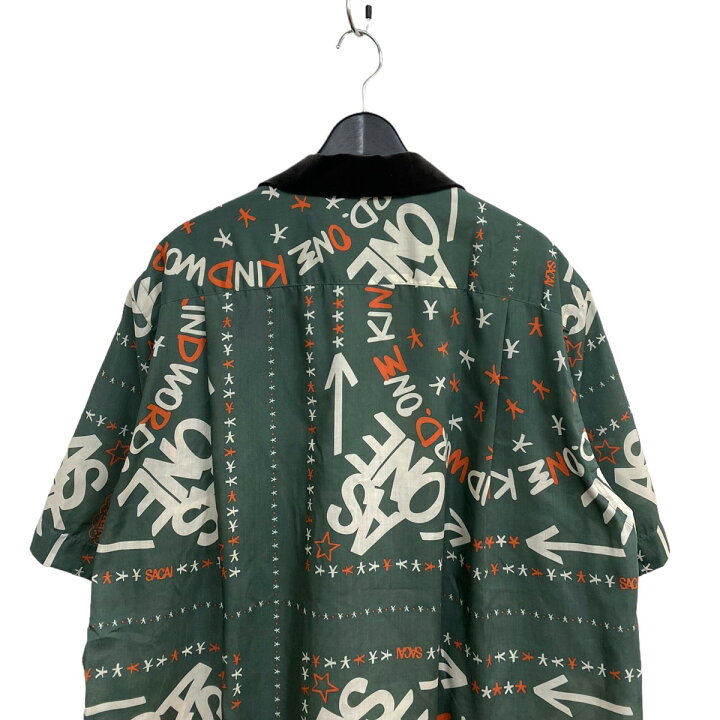 楽天市場】【中古】sacai×ERIC HAZE 23SS Bandana Print Shirtオープン  