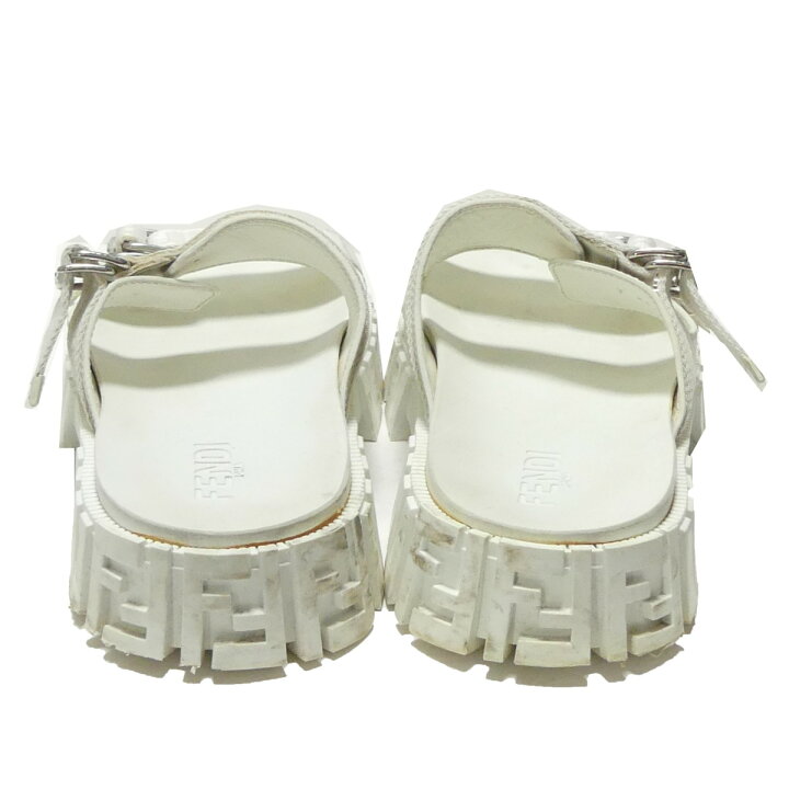 楽天市場】【中古】FENDI Force Sandals ズッカ ロゴ フォースサンダル  