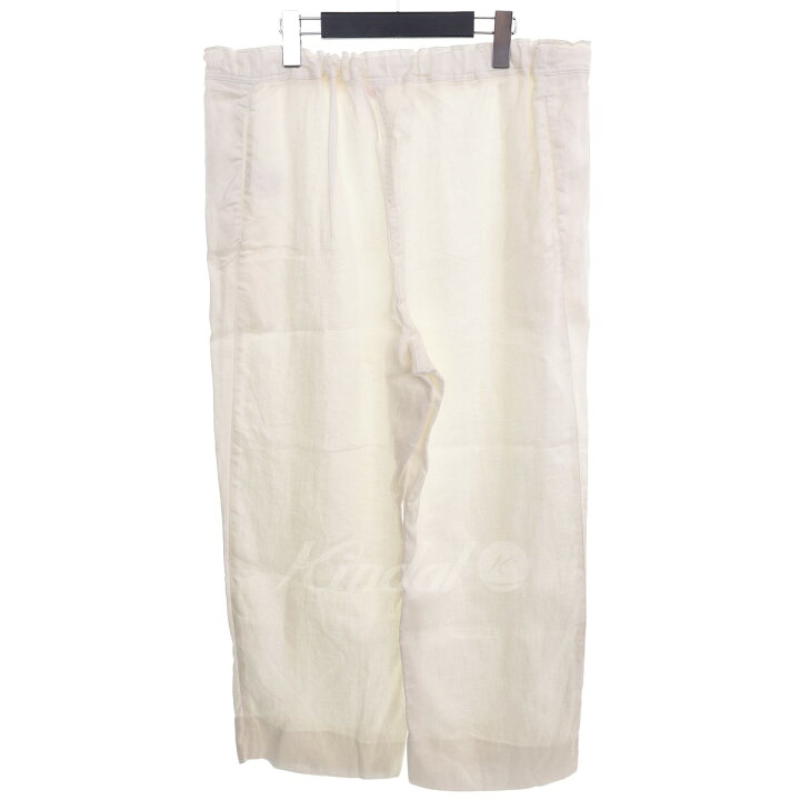 楽天市場】【中古】BACCA 23SS リネンツイルタックワイドパンツ  