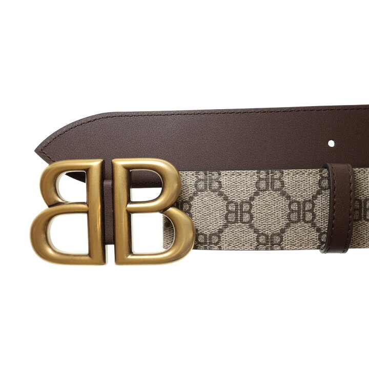 楽天市場】【中古】BALENCIAGA×GUCCI BBバックルベルト ハッカー  