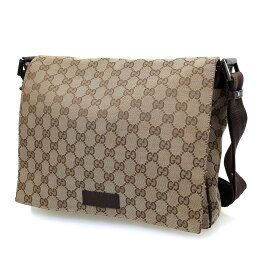 【中古】GUCCI　フラップショルダーバッグ 497717 ベージュ 【010624】（グッチ）