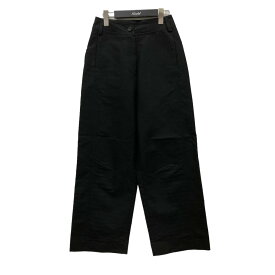 【中古】TODAYFUL　23AWHighwaist Typewriter Pants ワイドパンツ 12320715 ブラック サイズ：36 【010624】（トゥデイフル）