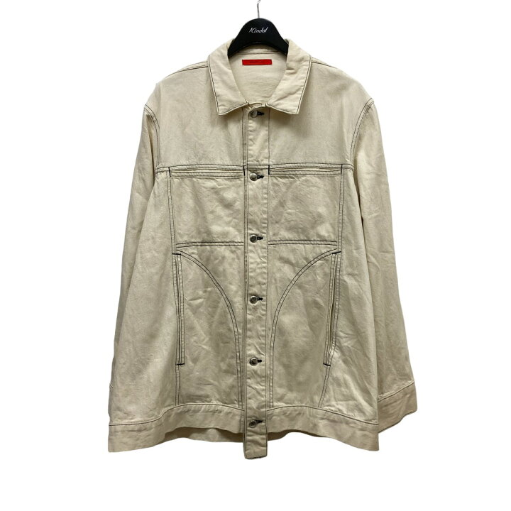楽天市場】【中古】ECKHAUS LATTA デニムジャケット アイボリー サイズ  