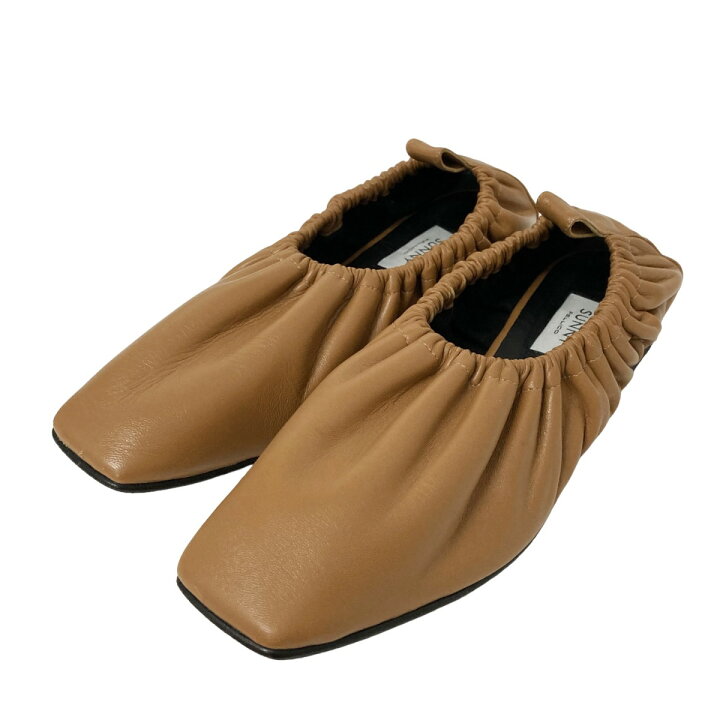 楽天市場】【中古】PELLICO SUNNYESPIGA バレエシューズ ブラウン 
