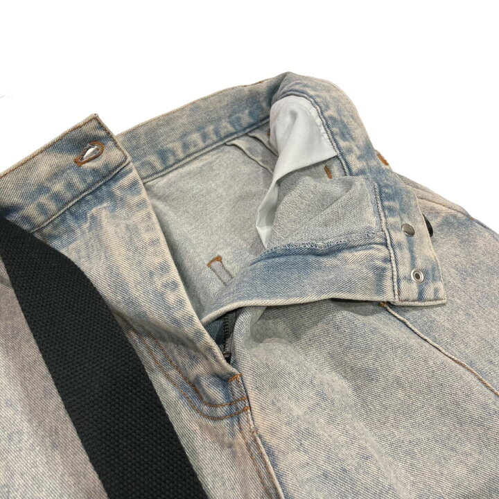 楽天市場】【中古】Knuth Marf slit belt slacks pants デニムパンツ 