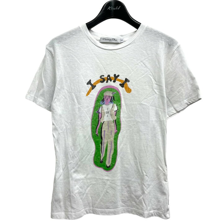 楽天市場】【中古】Christian Dior SAMPLE プリントTシャツ ホワイト  
