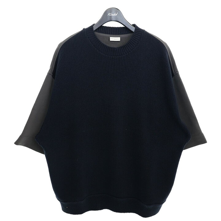 楽天市場】【中古】DRIES VAN NOTEN スウェット切替半袖ニットプル 