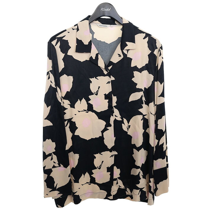 楽天市場】【中古】marimekko総柄オープンカラーシャツ 52204-5-49202  