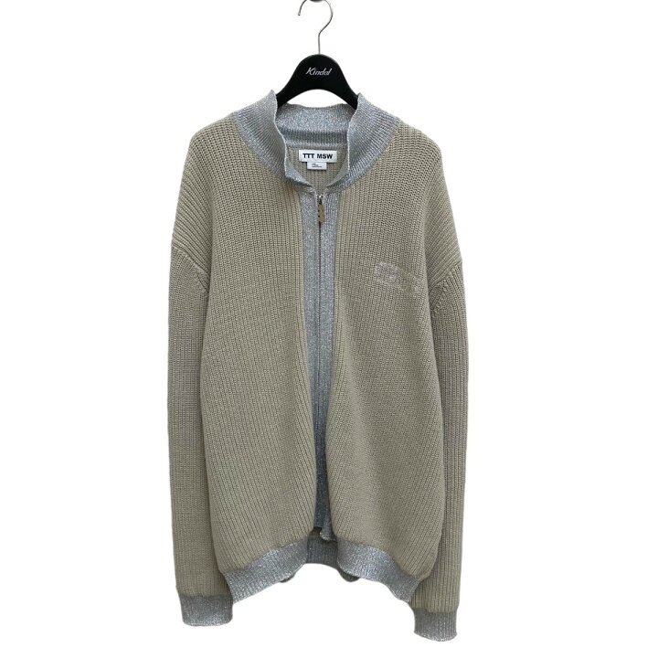 楽天市場】【中古】TTT MSW 24SS Lame Zip Up Cardigan カーディガン 