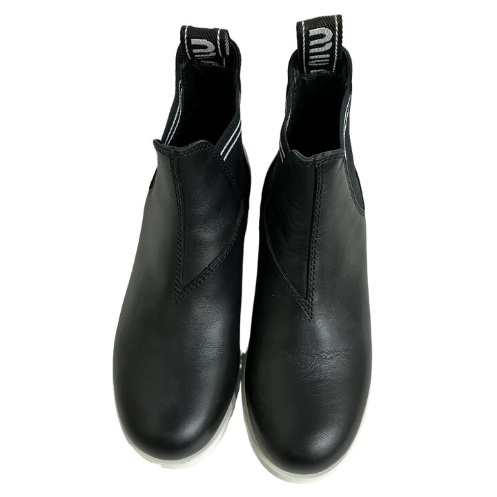楽天市場】【中古】MIU MIU サイドゴアブーツ ブラック サイズ：35 1/2 