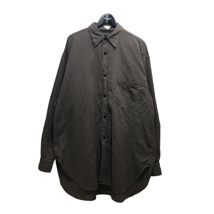 楽天市場】【中古】COMOLI 24SS ヨリ杢 ワークシャツ Z01-02004 グレー 