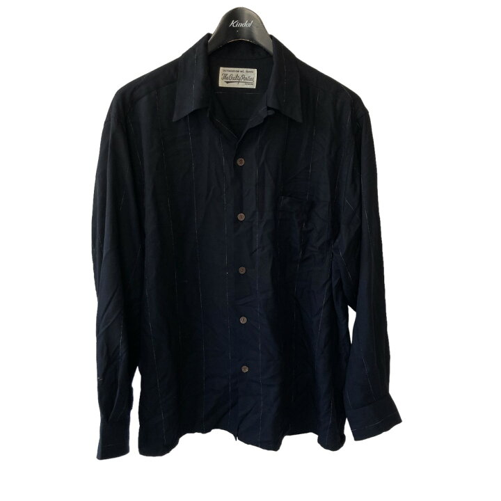 楽天市場】【中古】WACKO MARIA 23AW KASURI STRIPED OPEN COLLAR 