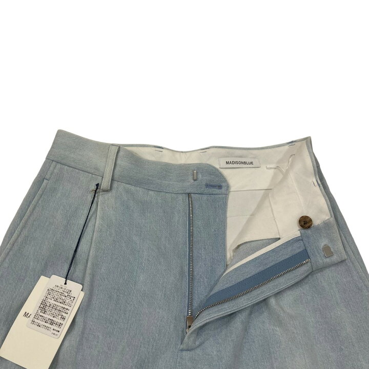 楽天市場】【中古】MADISON BLUEHIGH WAIST TUCK PT BROKEN DENIM ハイ 