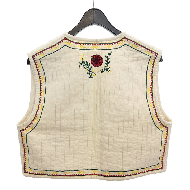 楽天市場】【中古】Freada 刺繍キルトベスト 231-3502 アイボリー  
