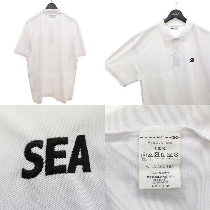 楽天市場】【中古】WIND AND SEA 半袖ポロシャツ WDS-JER-19 ホワイト 