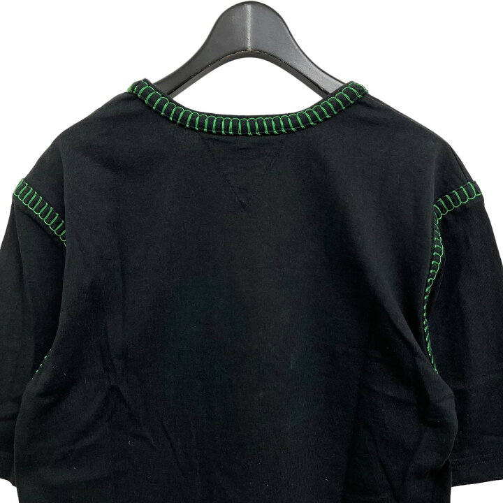 楽天市場】【中古】BOTTEGA VENETA ステッチTシャツ ブラック×グリーン 