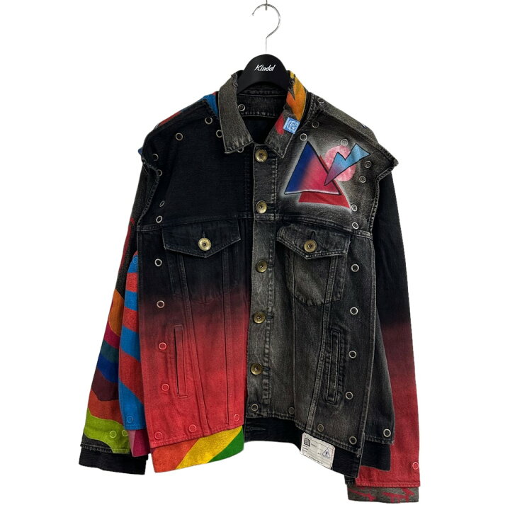 楽天市場】【中古】Maison MIHARA YASUHIRO ペイントデニムジャケット 