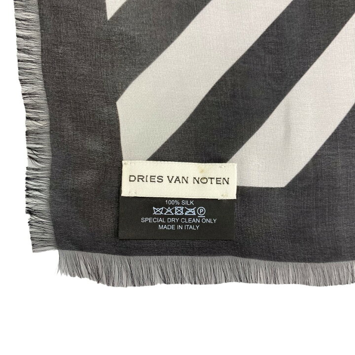 楽天市場】【中古】DRIES VAN NOTEN スカーフ ブラック サイズ 