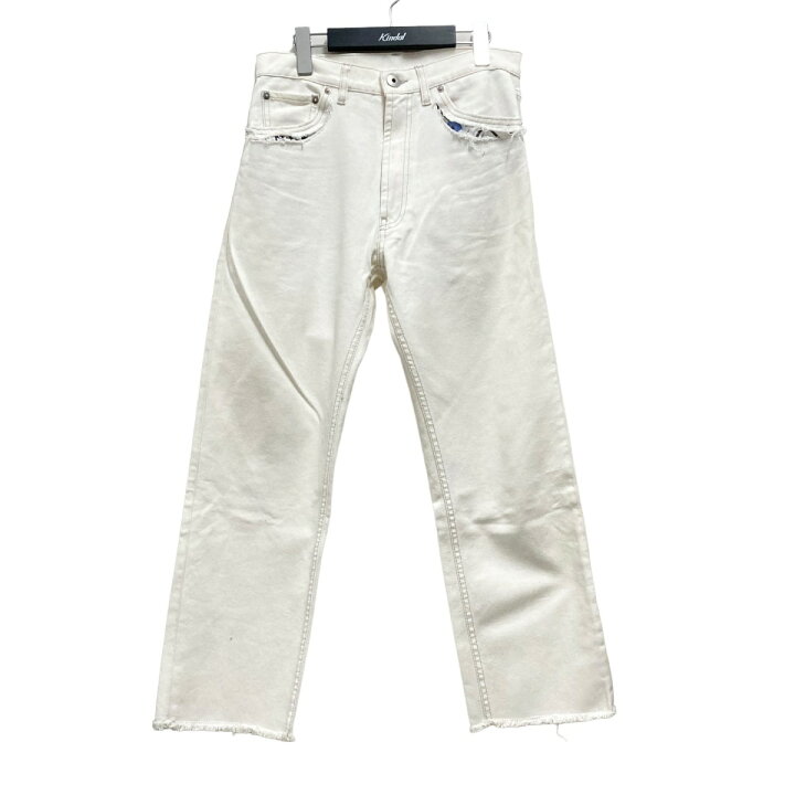 楽天市場】【中古】Maison Margiela1 デニムパンツ S51LA0115 ホワイト 