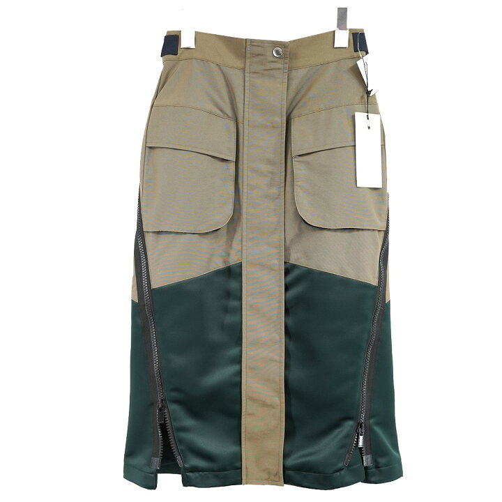 sacai 22SS Grosgrain Mix Skirt スカート サイズ1