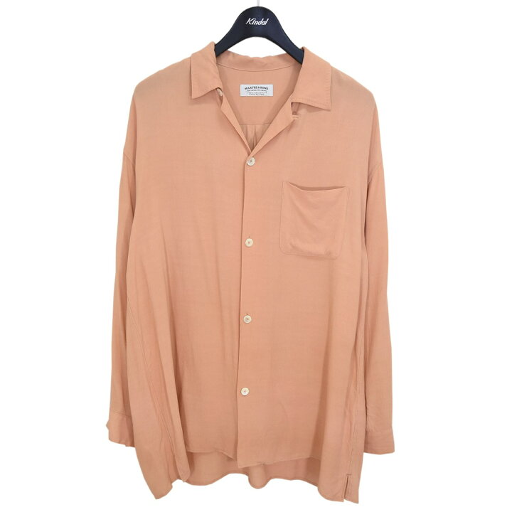楽天市場】【中古】MAATEE＆SONS Open Collar Shirts レーヨンオープン 
