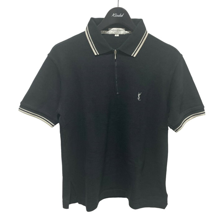 楽天市場】【中古】Yves Saint Laurent ポロシャツ ブラック サイズ：L 