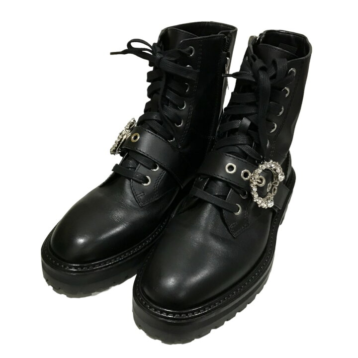 楽天市場】【中古】JIMMY CHOOコア・コレクション ビジューブーツ  