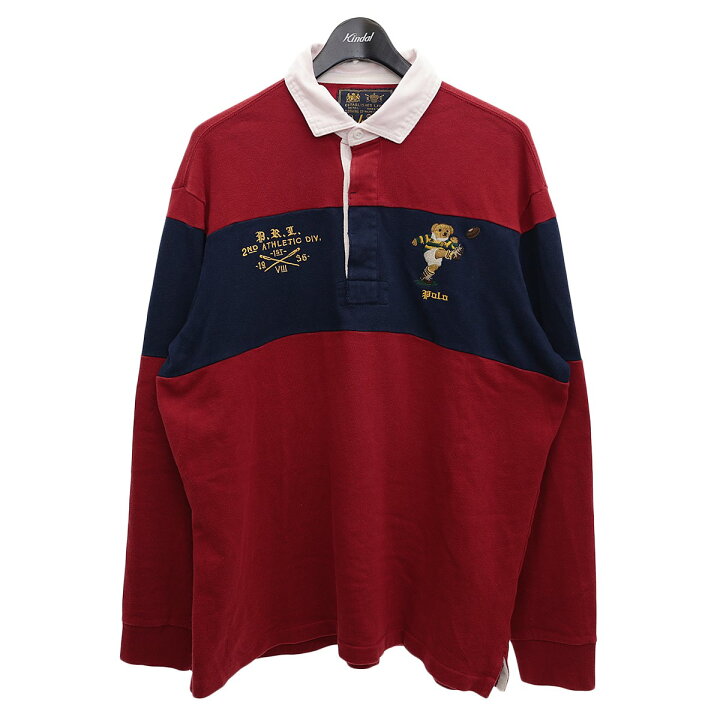 楽天市場】【中古】POLO RALPH LAURENポロベアラガーシャツ レッド 